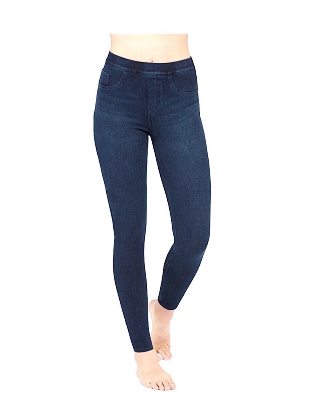 Spanx Blue Stretch Denim Leggings
